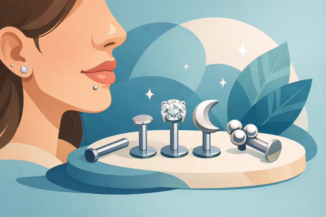 Threadless Labret Jewelry Guide