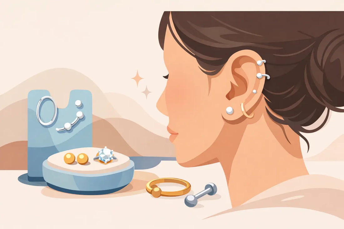 Best Jewelry for New Piercings