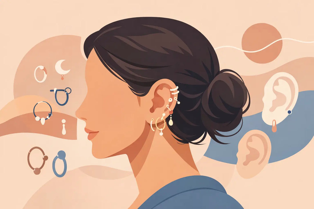 How to Style Multiple Ear Piercings
