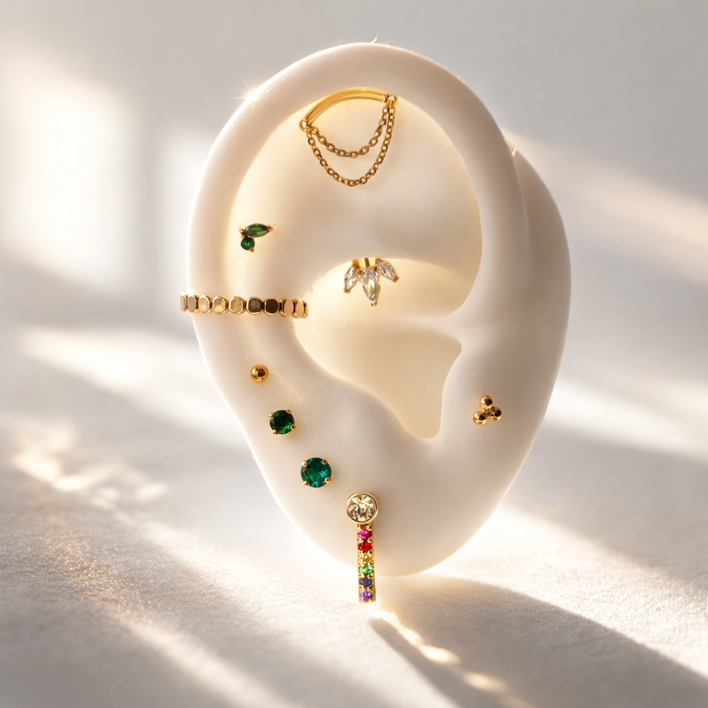 Lucky Gold & Emerald Collection