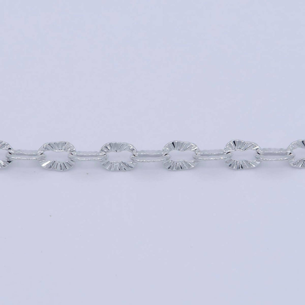 18k White Gold Sunburst Necklace
