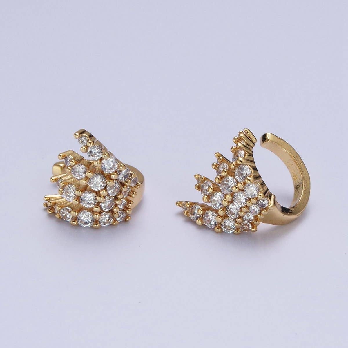 Micro Pave Claw Ear Cuff