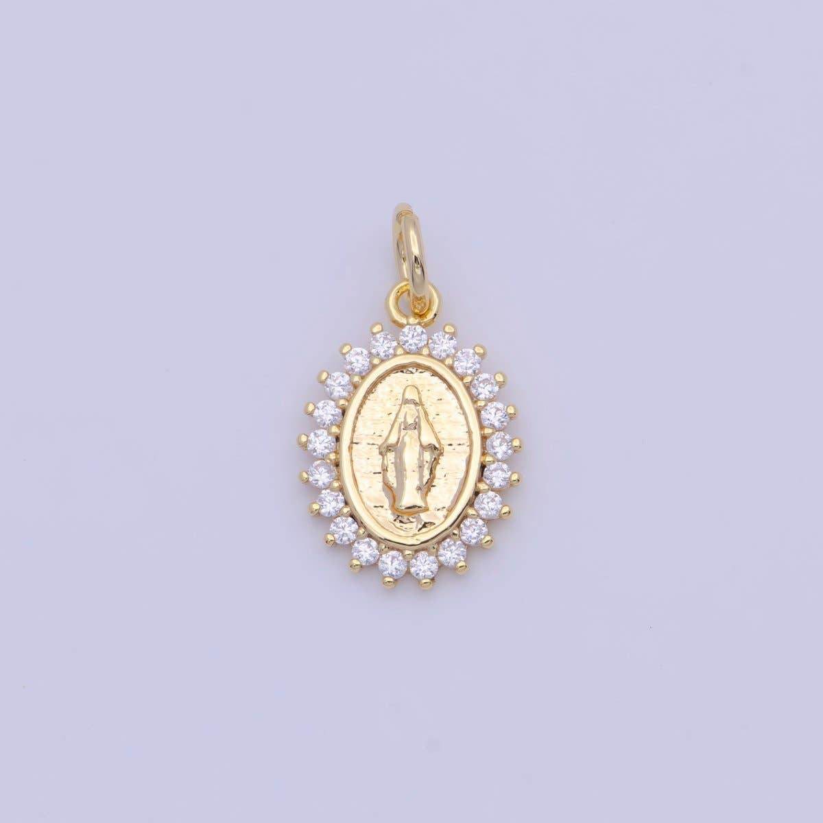 24k Gold Lady Guadalupe Charm