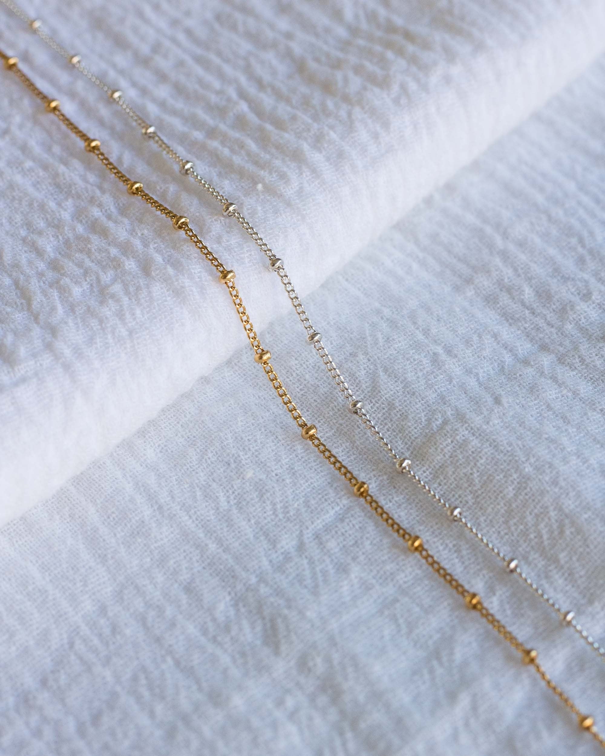 14k gold filled Satellite chain