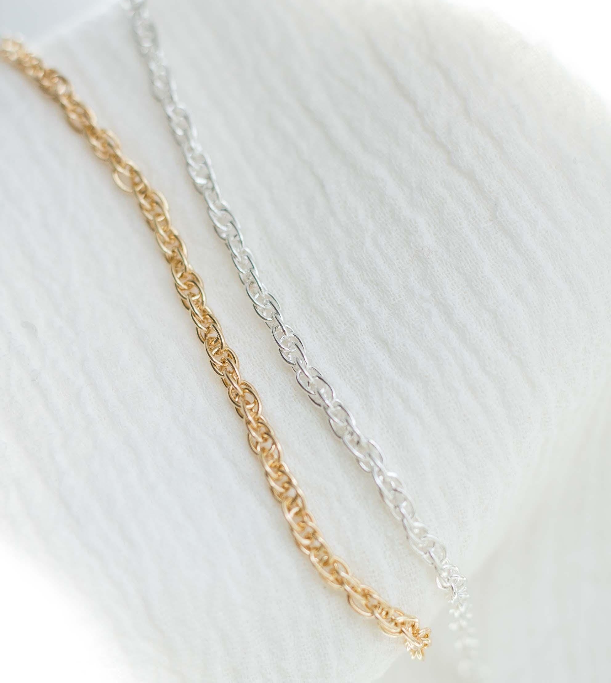 14k gold filled rope chain