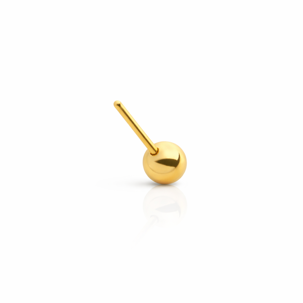 Gold Ball micro stud 2mm