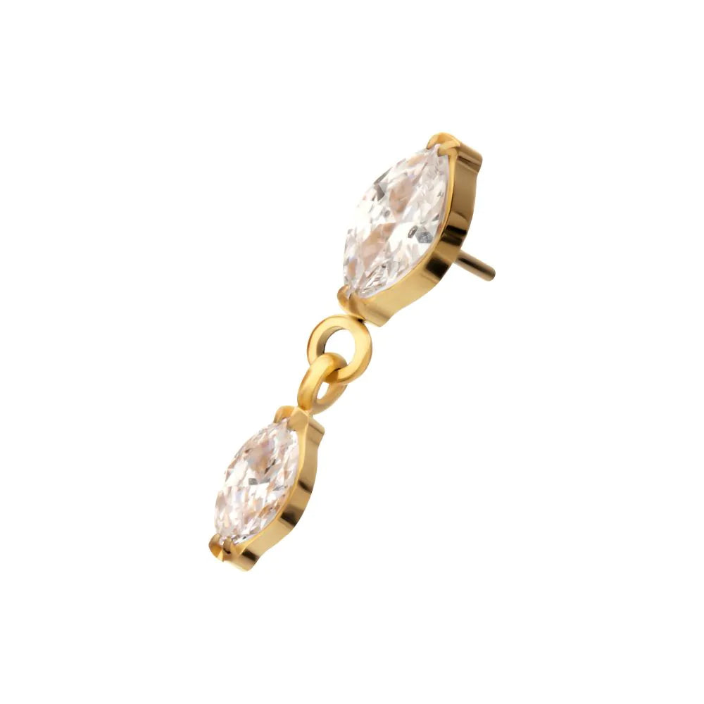 Double Marquise drop