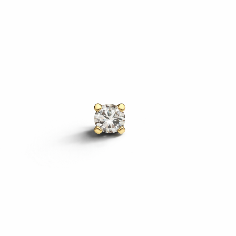 Diamond 2.5mm stud