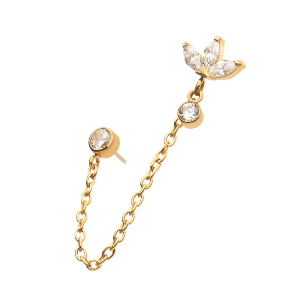 Crystal Flower chain