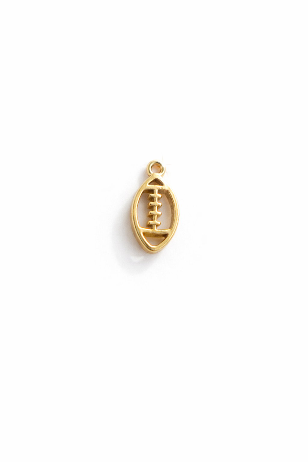 Gold Football Charm