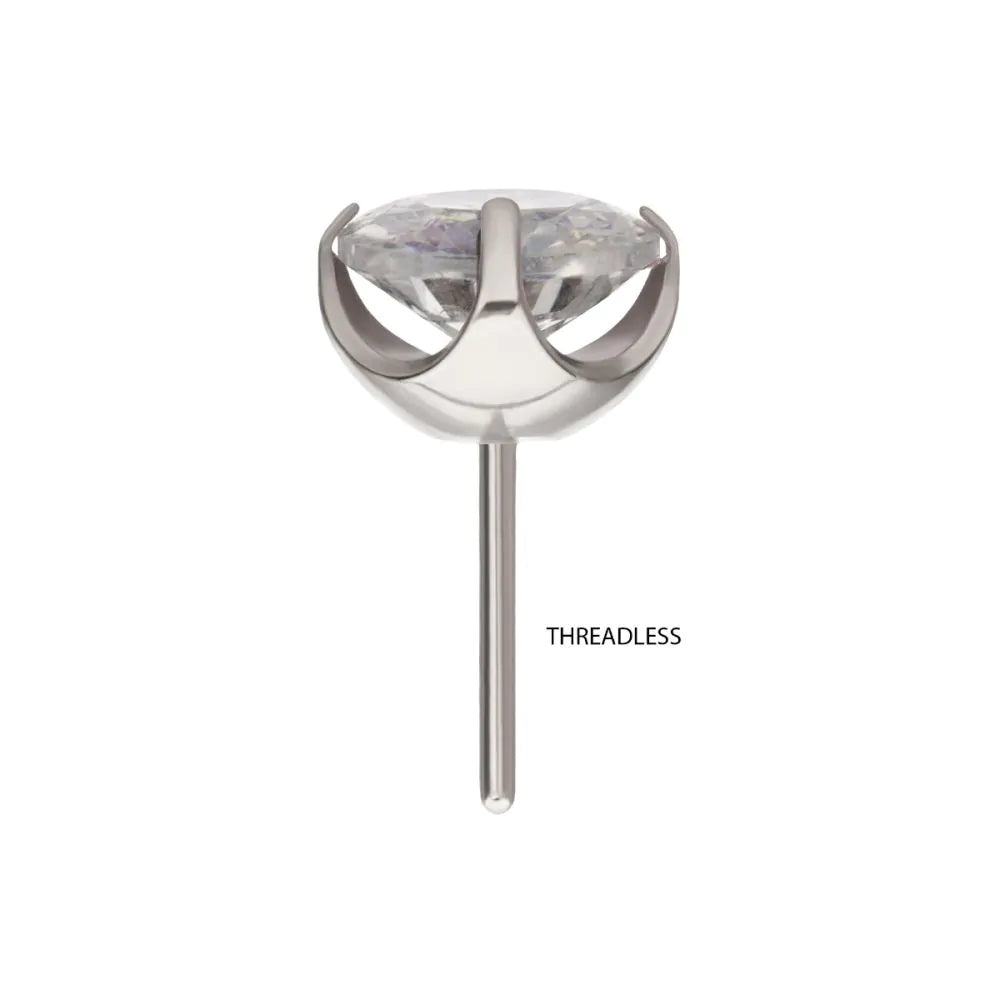 CZ Crystal stud 2.5mm