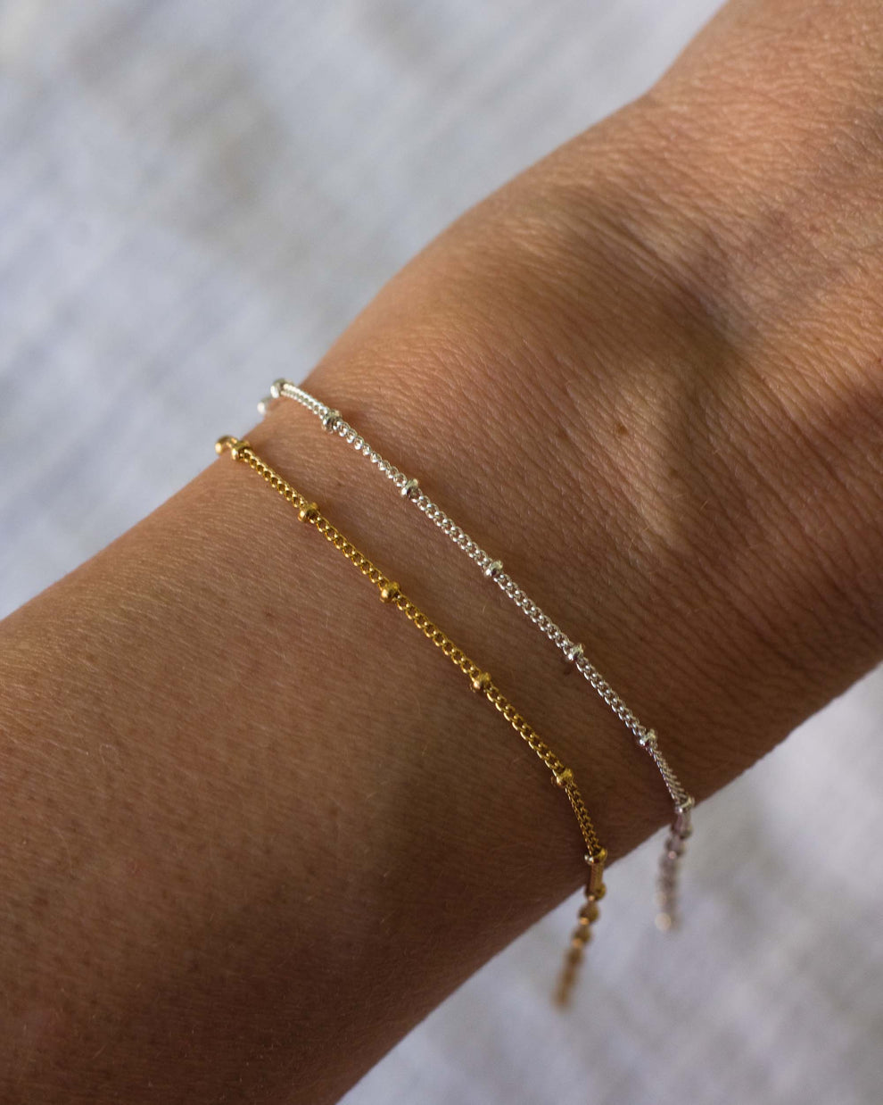 14k gold filled Satellite chain