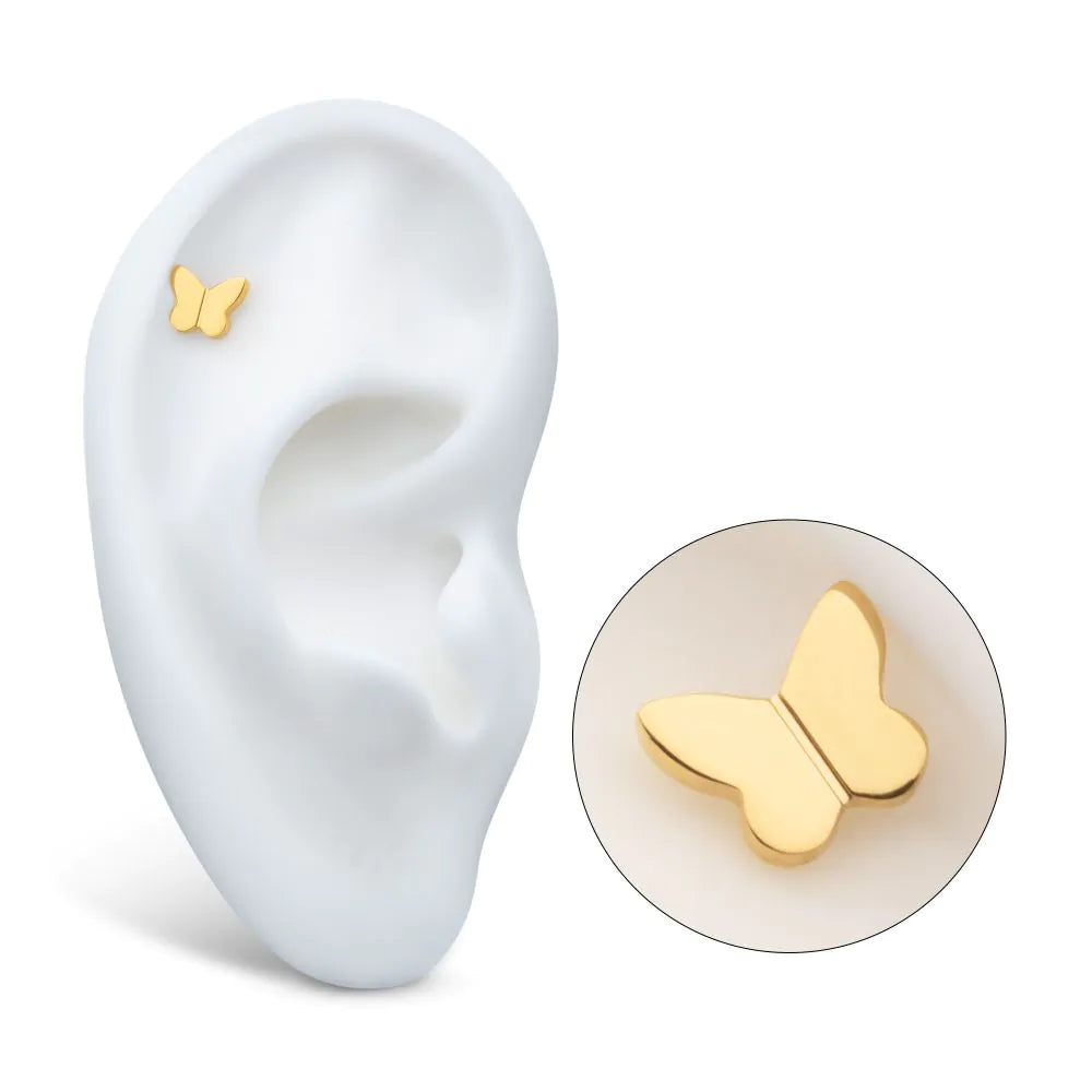 14k Gold Butterfly