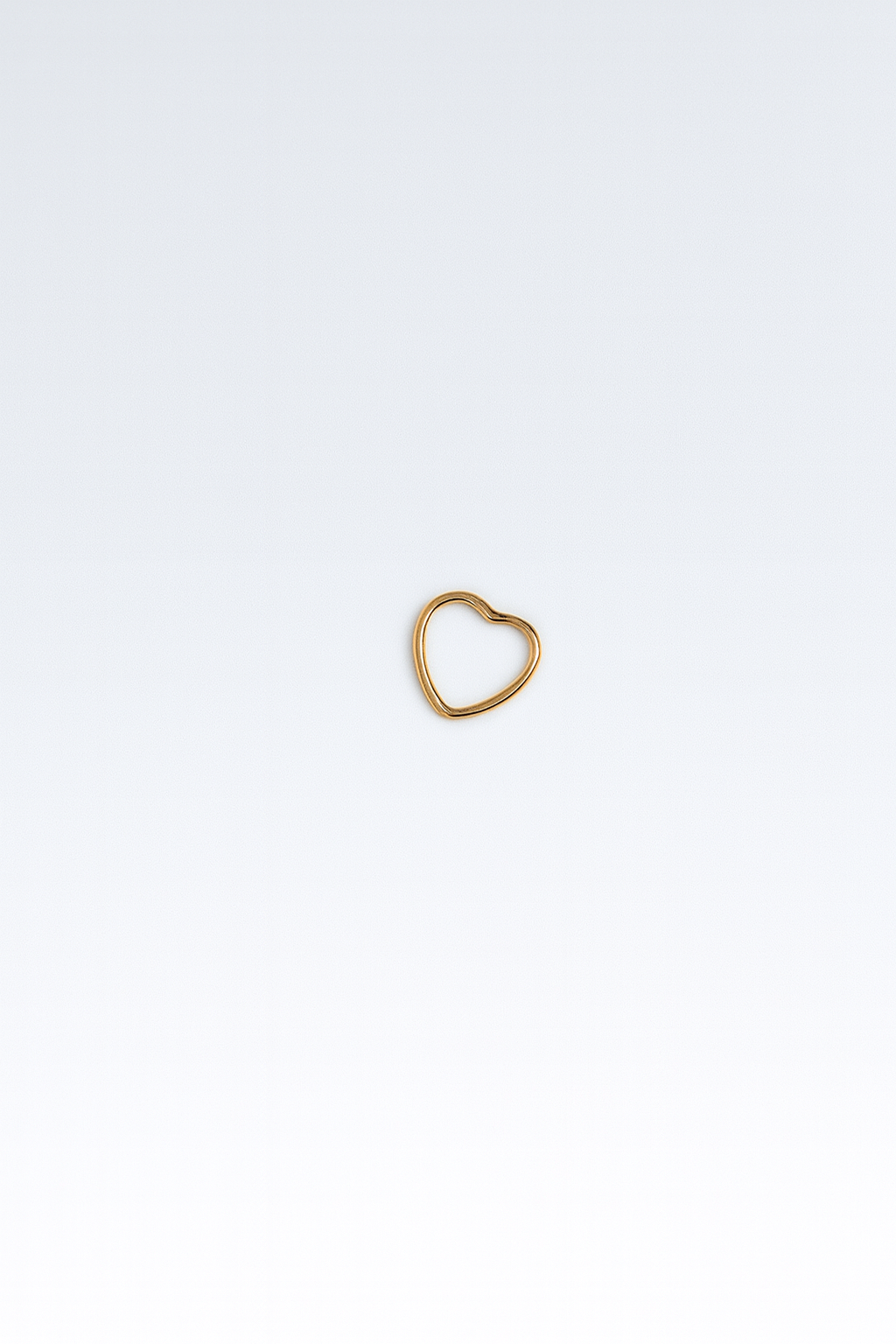Gold heart connector