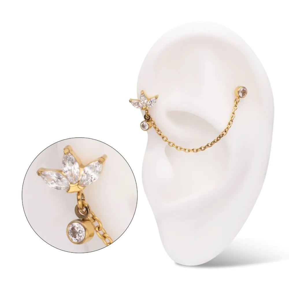 Crystal Flower chain