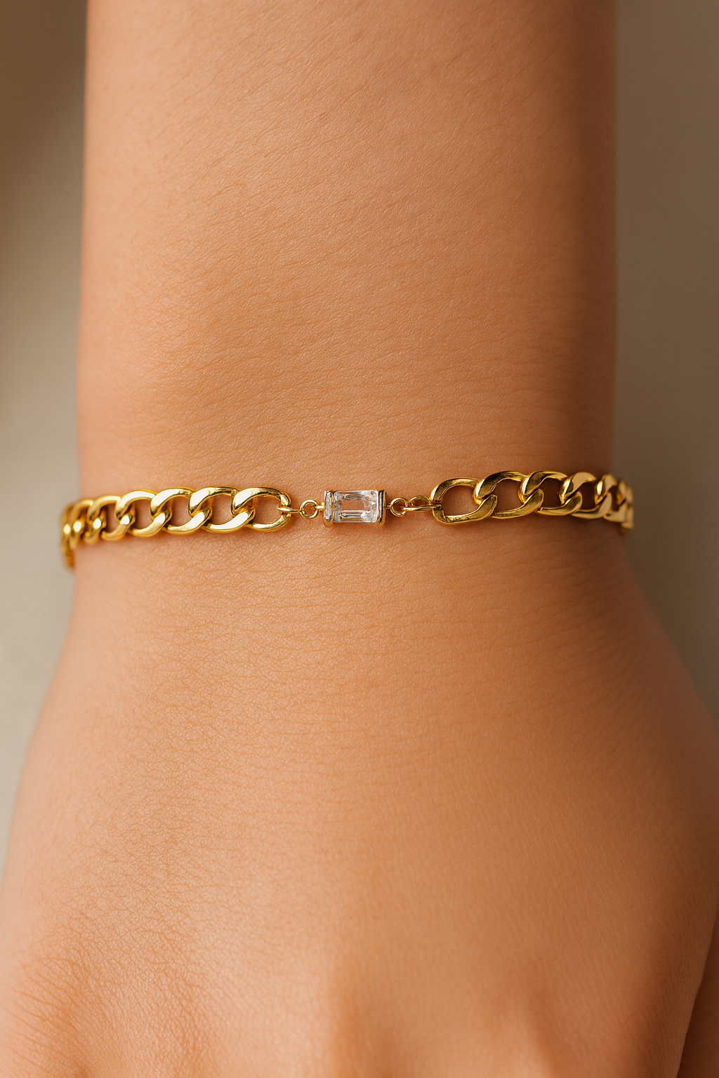 Gold Baguette connector