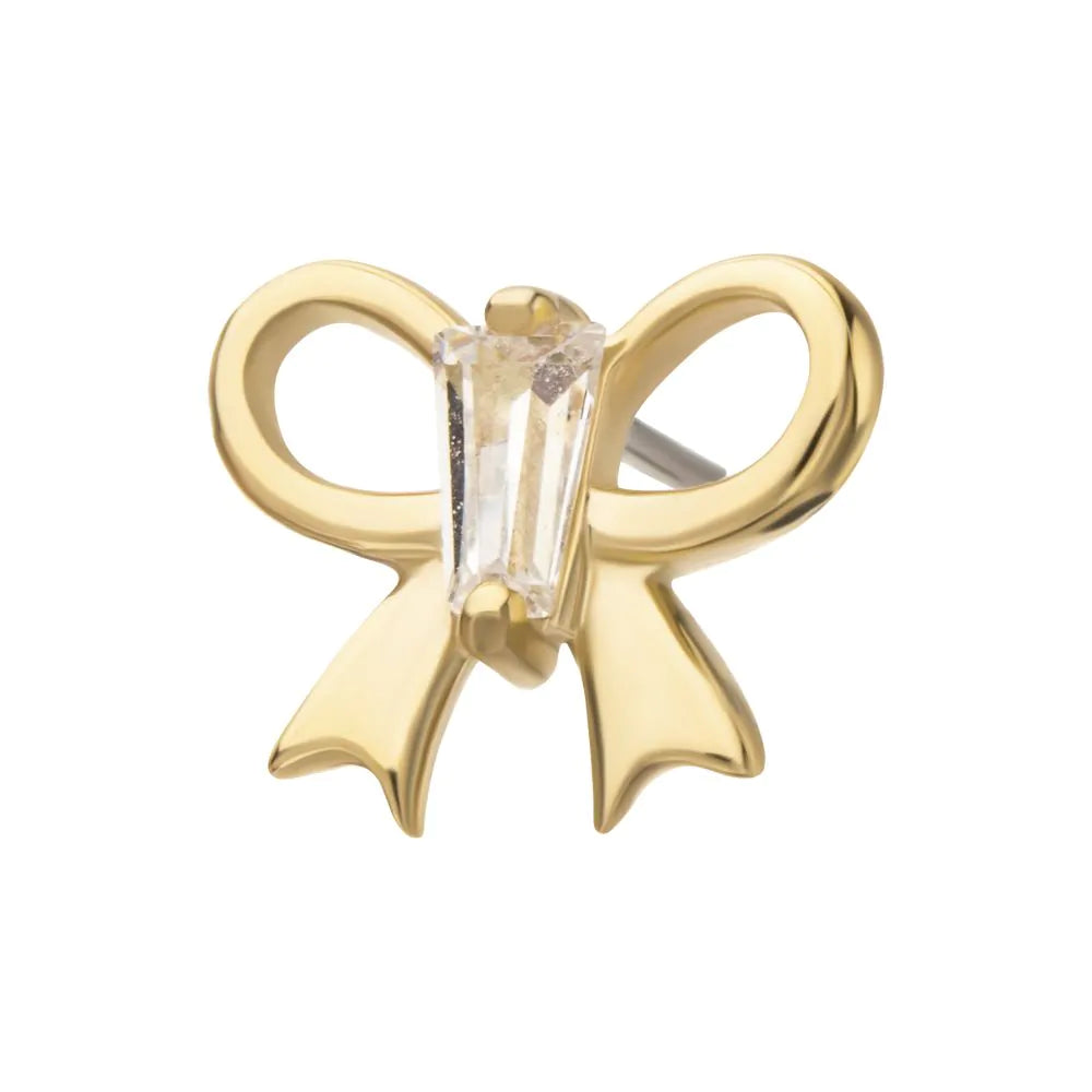 14k gold Bow