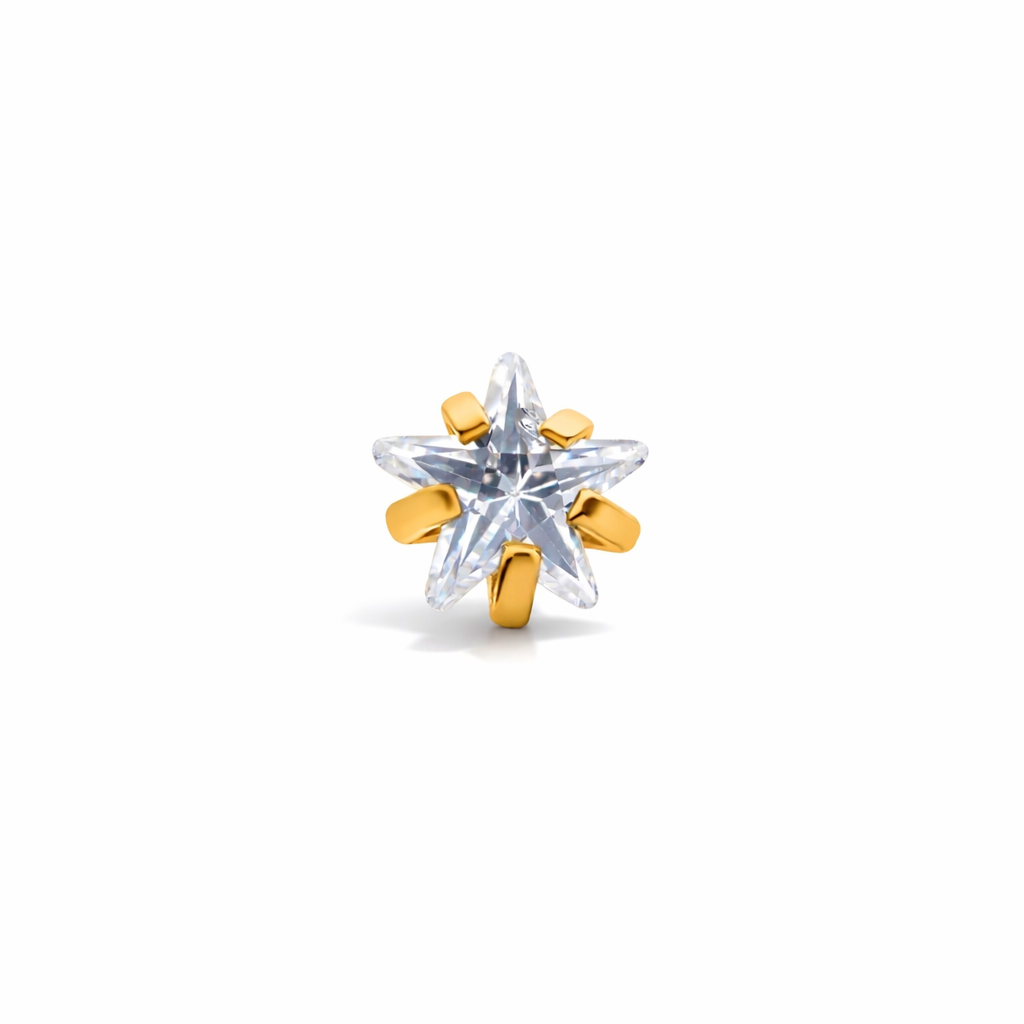 Crystal Star 3mm stud