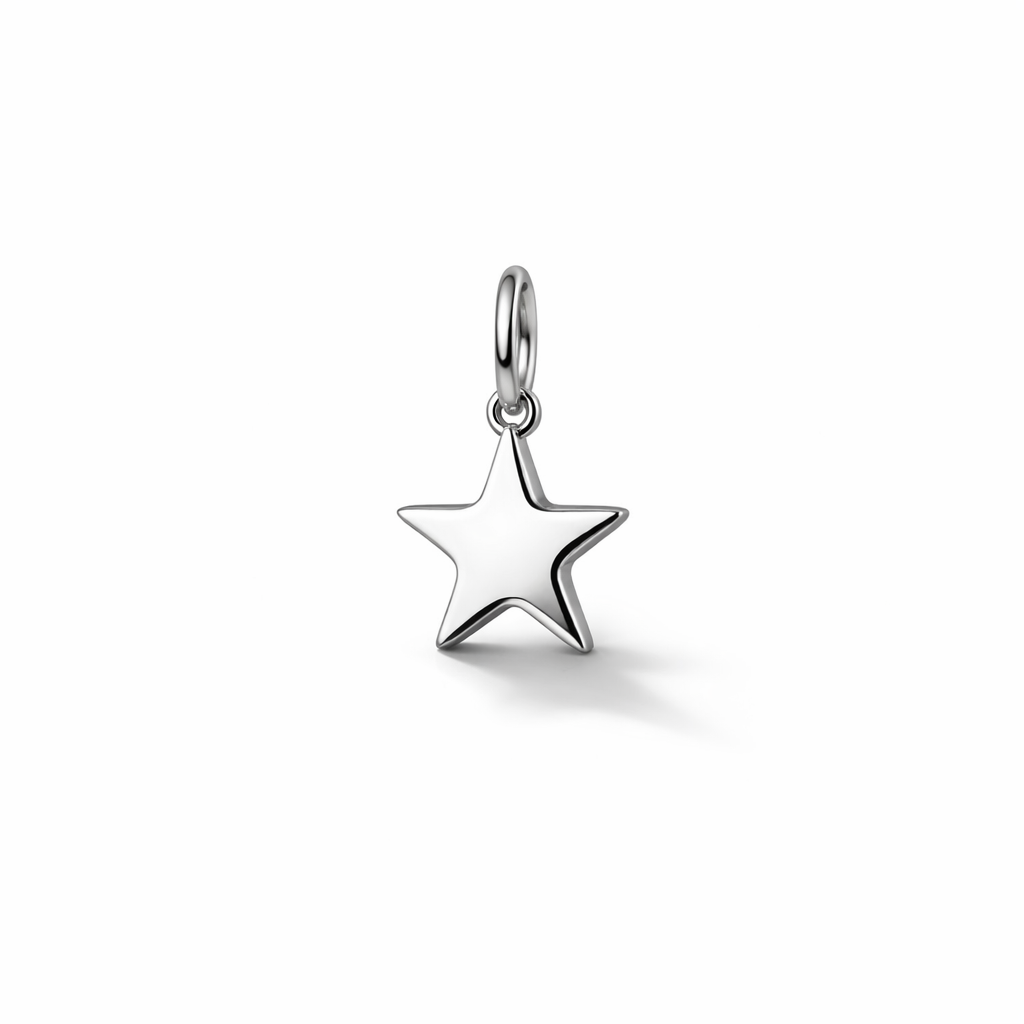 Mini Silver Star Charm
