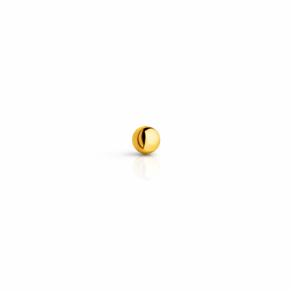 Gold Ball micro stud 2mm
