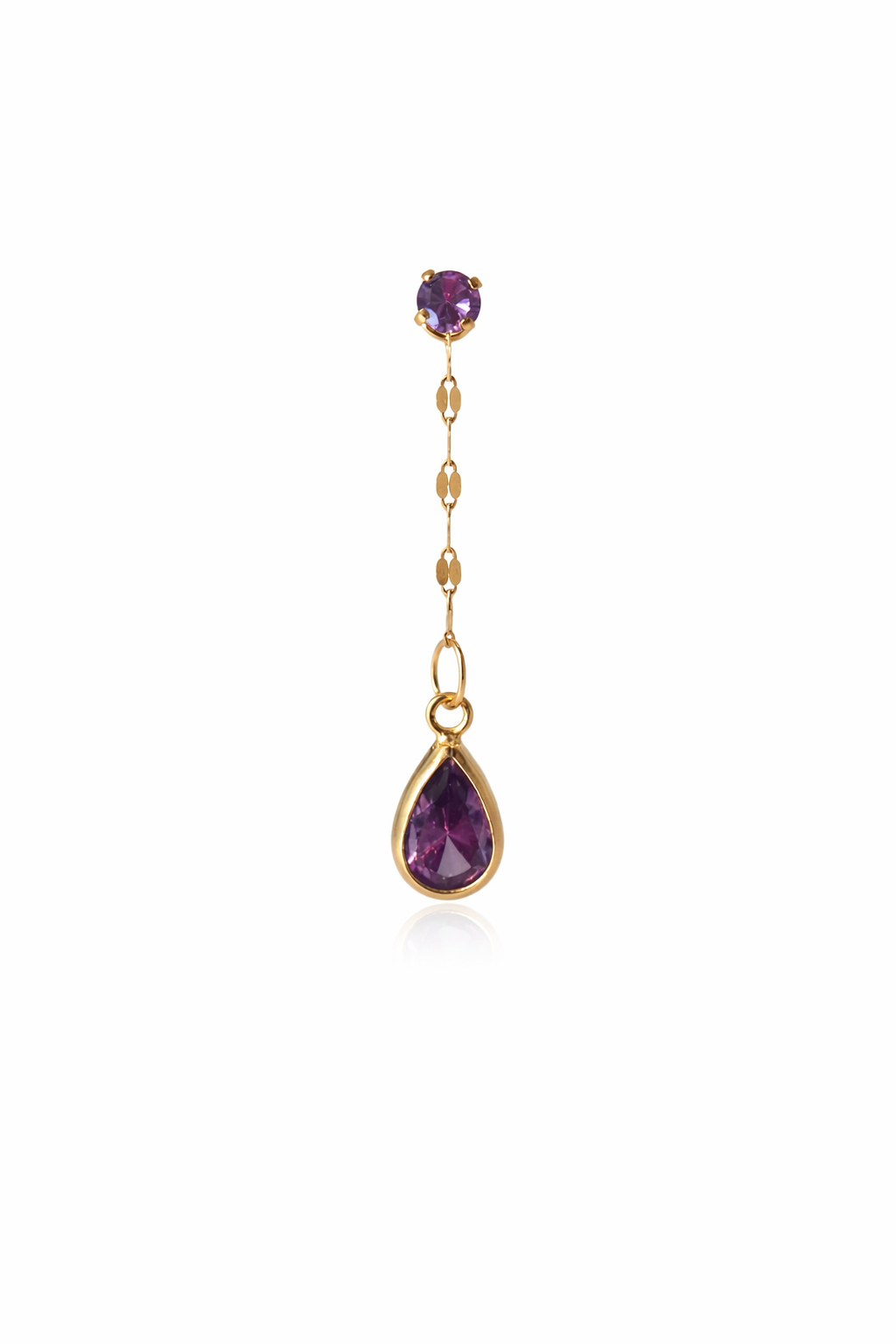 Amethyst Chain Charm