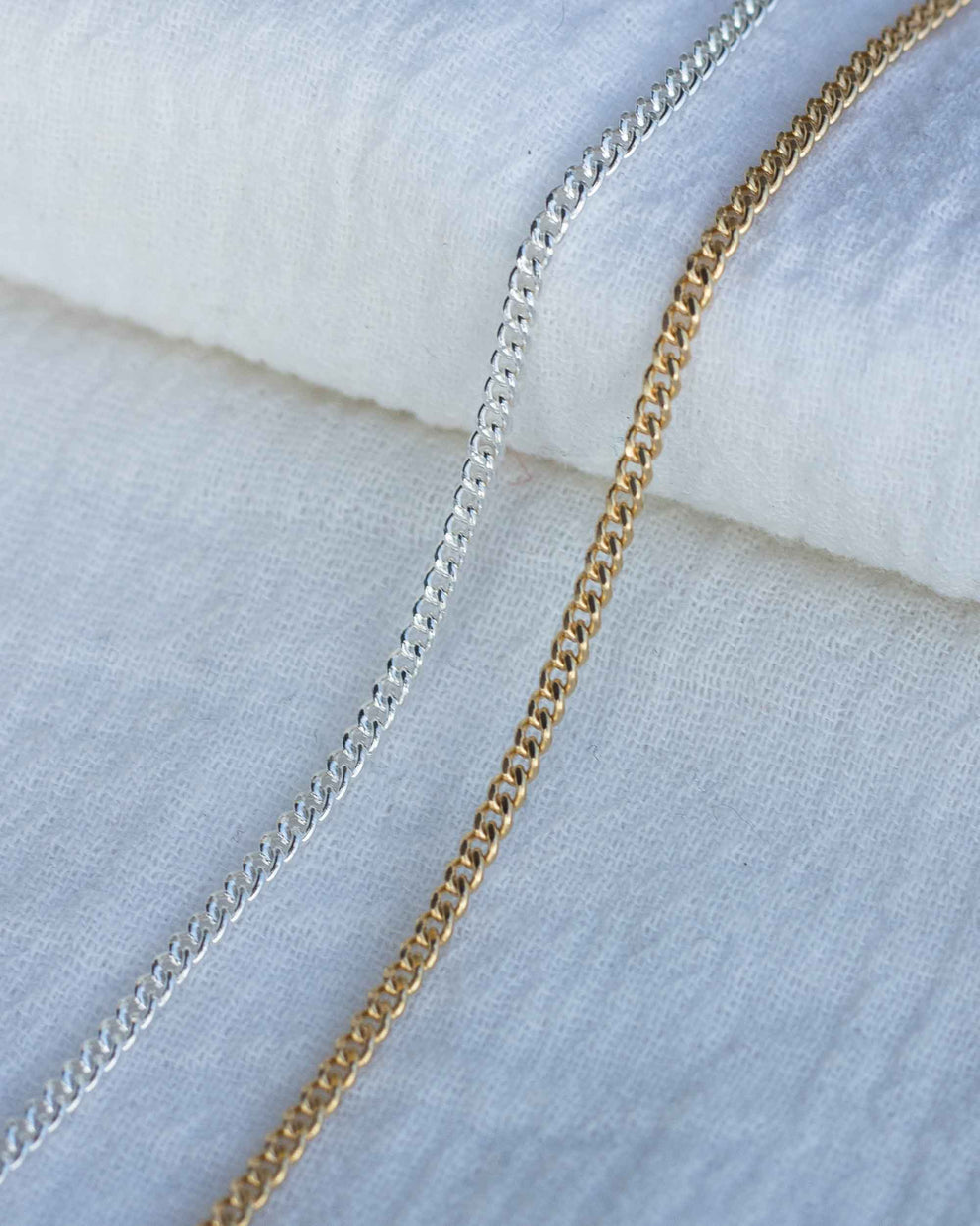 Sterling Silver Mini Curb chain