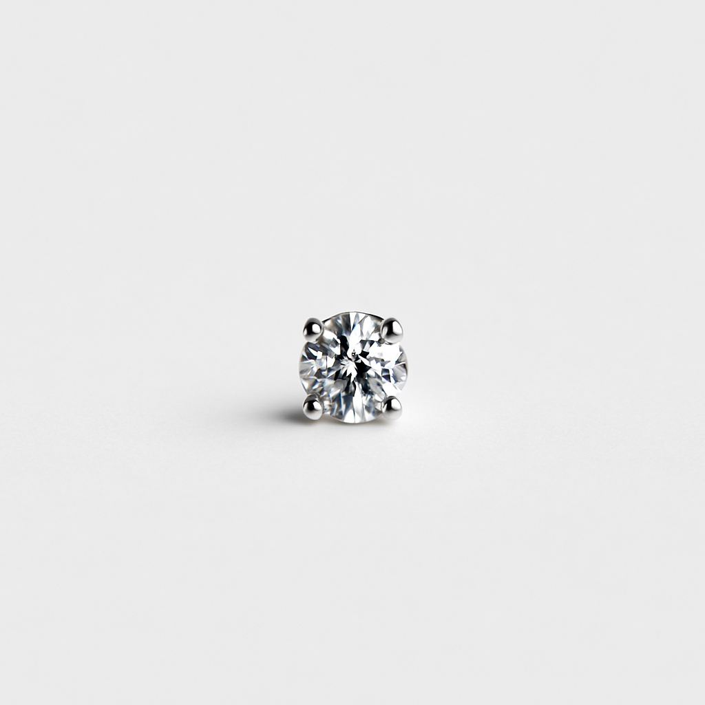 CZ Crystal stud 2.5mm