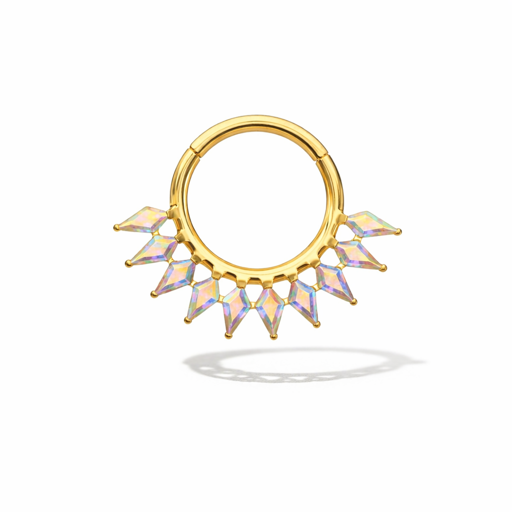 Aurora Marquise Hoop