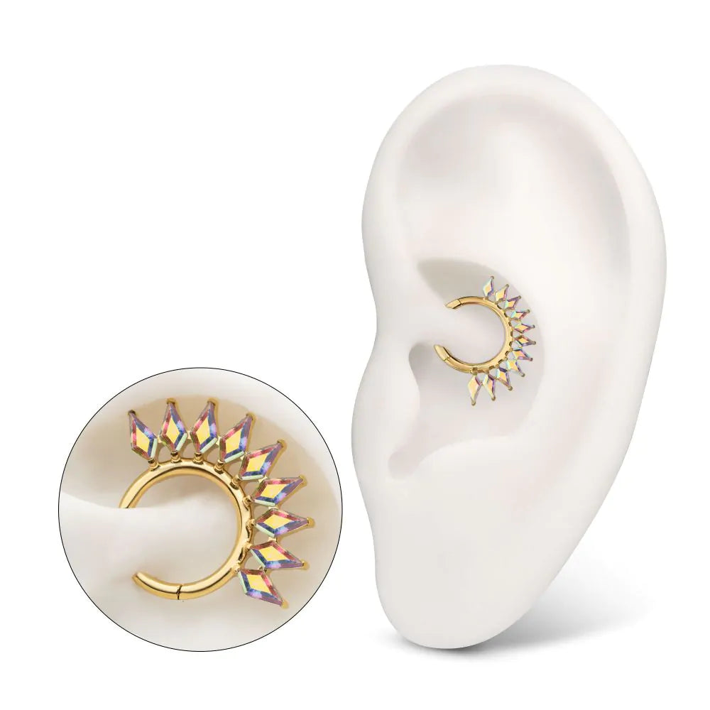 Aurora Marquise Hoop