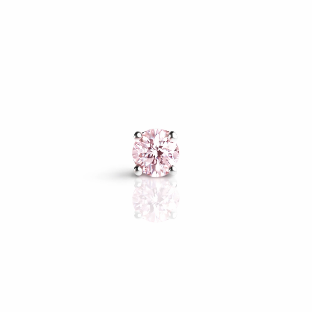 Pink Titanium 2.5mm stud