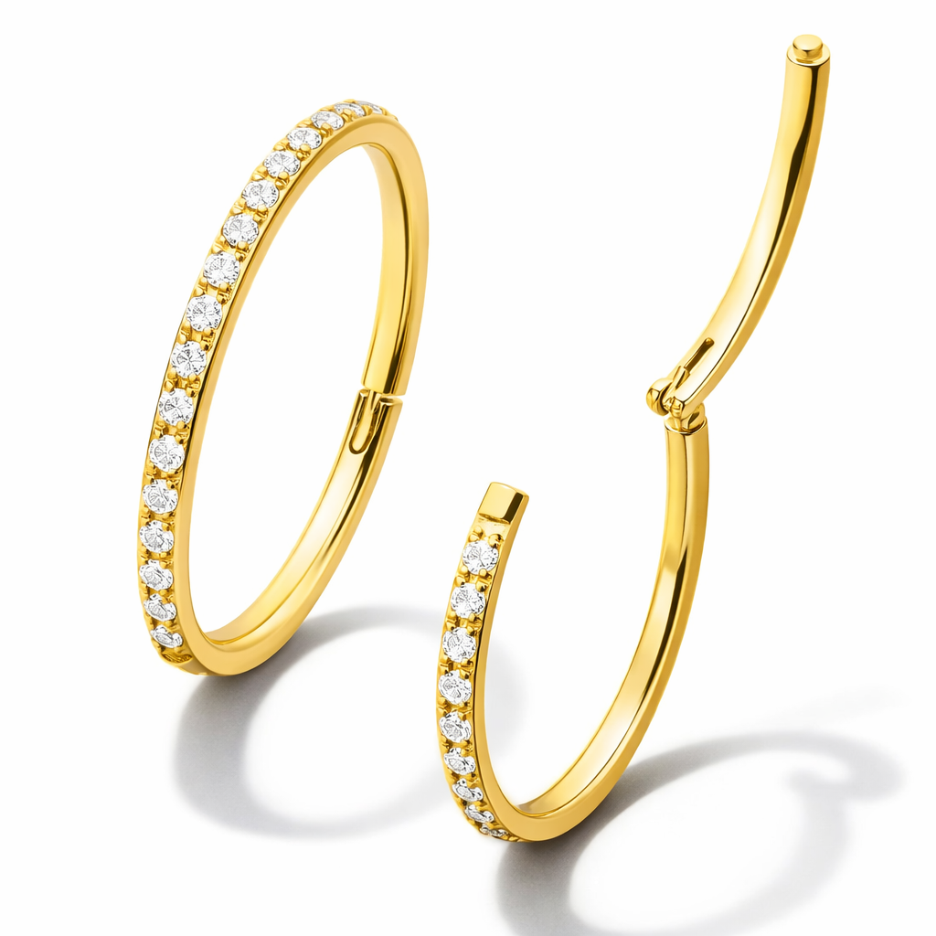 Endless CZ Hoops