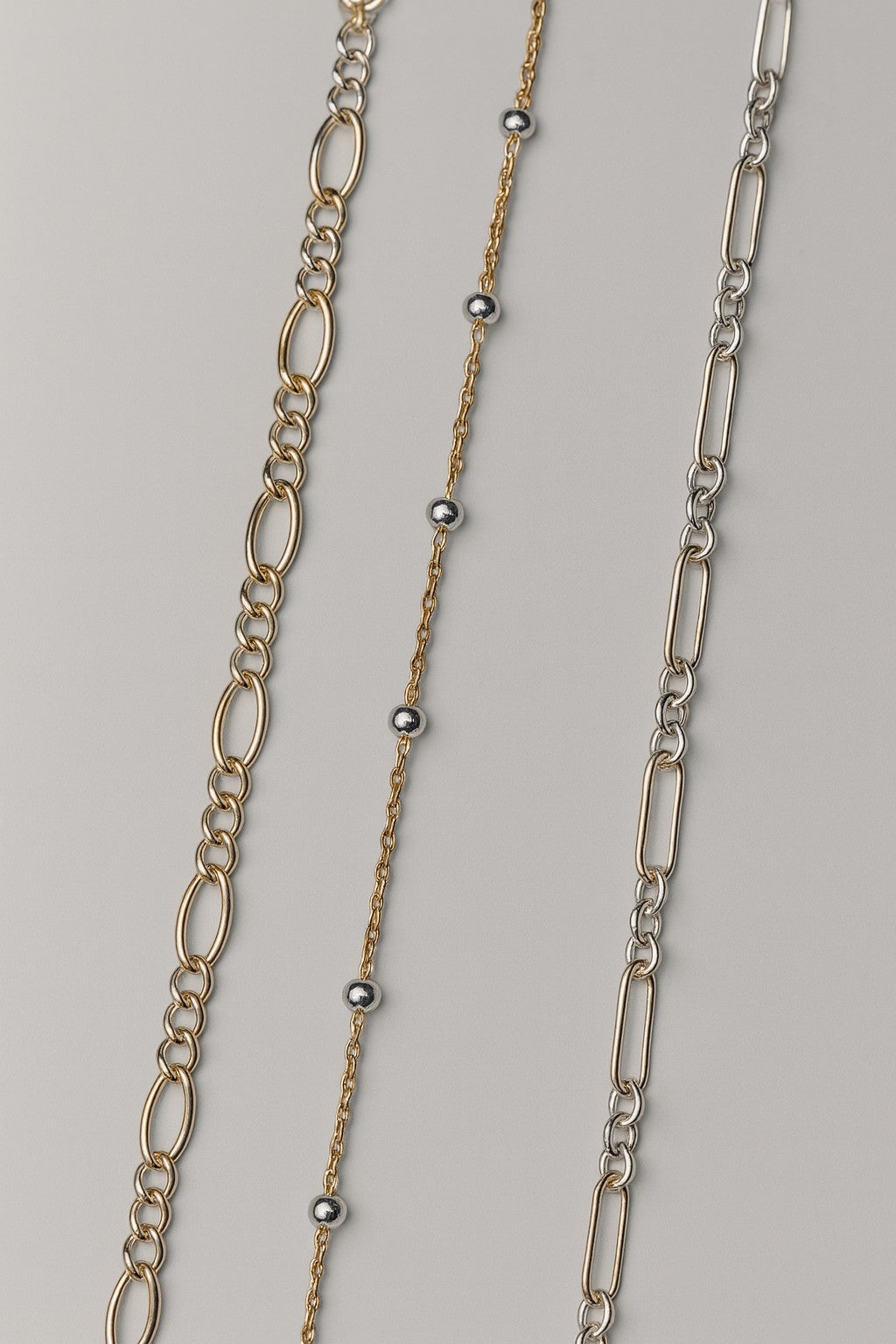 Mixed Metal Paperclip Chain