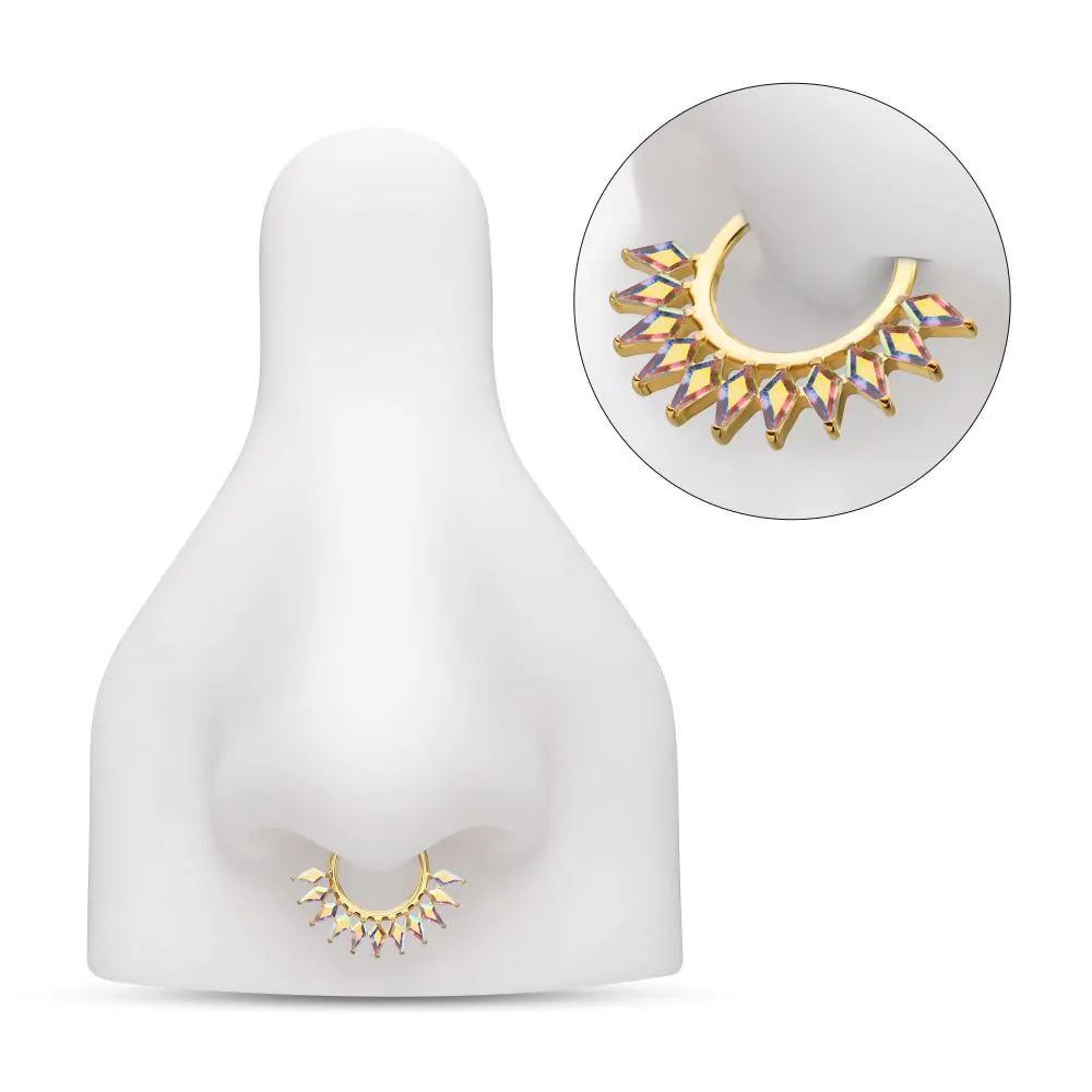 Aurora Marquise Hoop