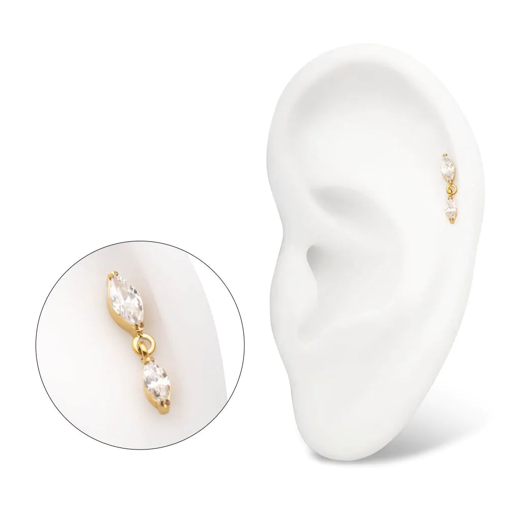 Double Marquise drop