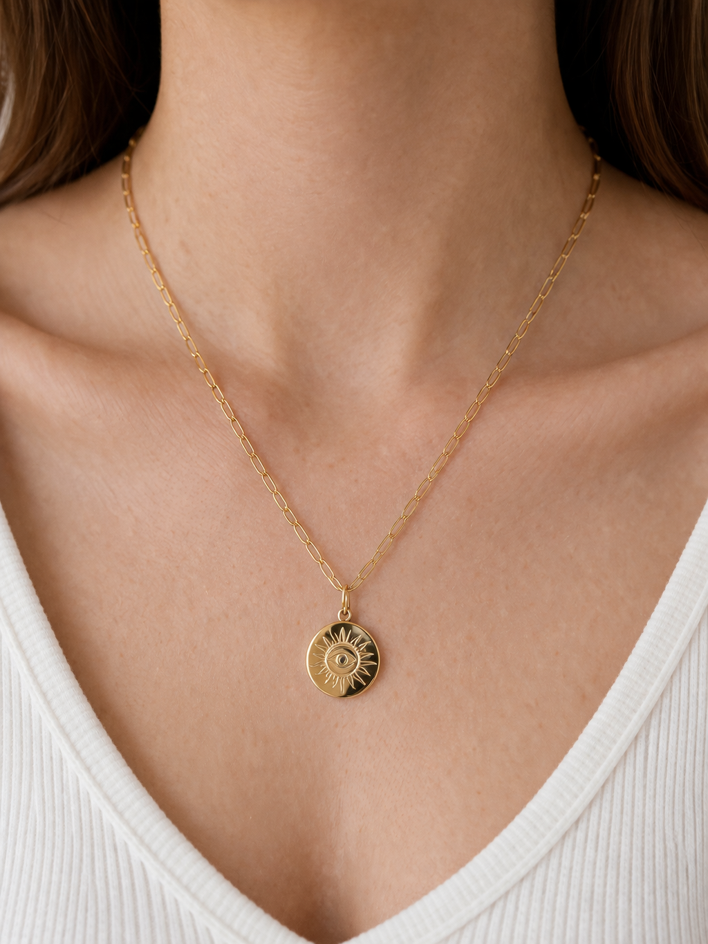 Sun Pendant Necklace