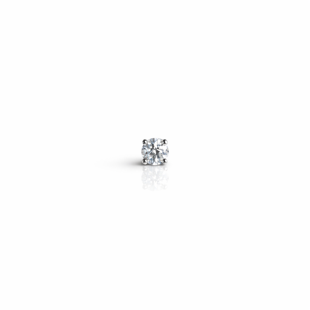 CZ Crystal Stud 2.5mm