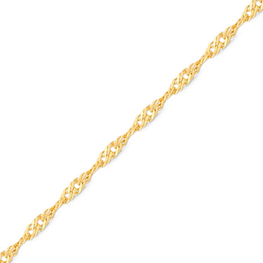 14k solid gold Singapore chain