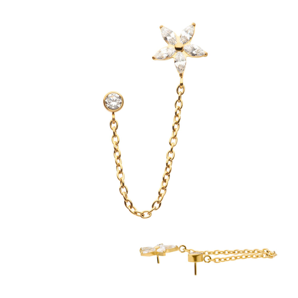 Crystal Flower chain