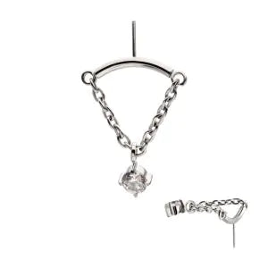 Crystal drop chain hidden helix